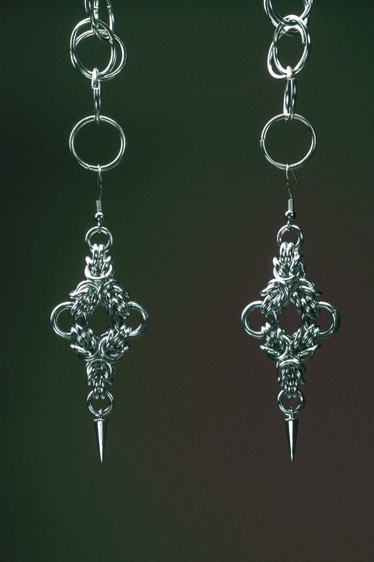 Vigil chainmail earrings